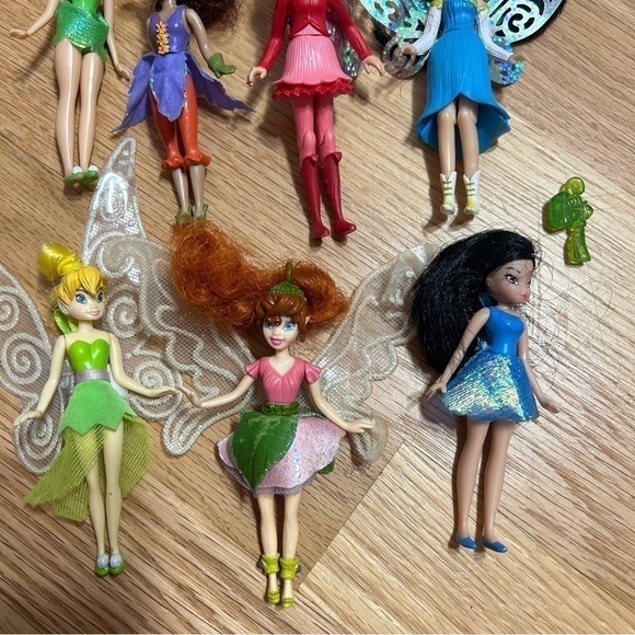 Disney Fairies Tinkerbell & Friends Pixie Hollow Bundle Lot Flutter Wings - Picture 6 of 6